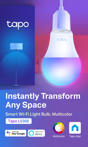 [Built to last/RGBIC】TP-Link Smart Light Bulb Tapo L530E L510E, L520E, control with app, schedule, automation