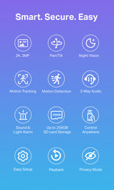 [Wifi indoor camera] TP-Link Tapo CCTV C200 / Tapo C210 C225 Full HD 360 Wireless Wifi Home Security IP Camera CCTV