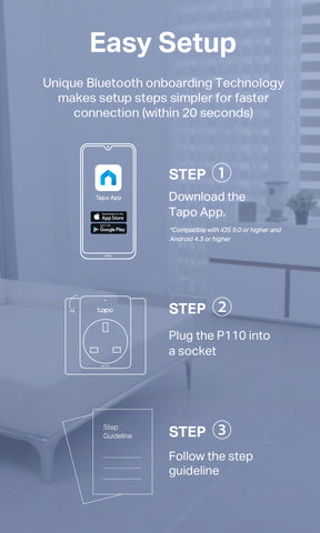 【Safety Smart Plug】TP-LINK TAPO P110 (2PX)  MINI SmartPlug, Energy monitor Timer plug, works with Google Home_Wifi_Smart