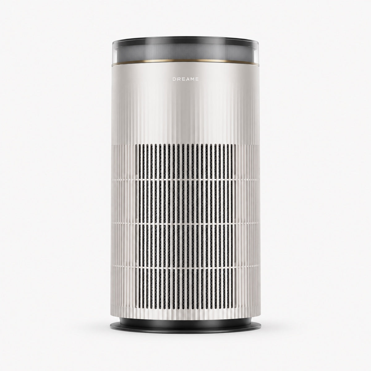 Dreame TP20 air purifier with vertical grille and dark top, cylindrical tower design