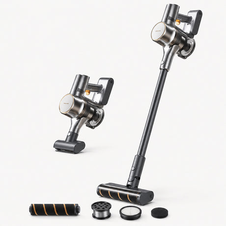 Dreame cordless stick vacuum with floor brush and removable suction attachments set
