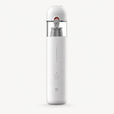 Xiaomi Mijia mini vacuum cleaner, white handheld device with power button and indicator.