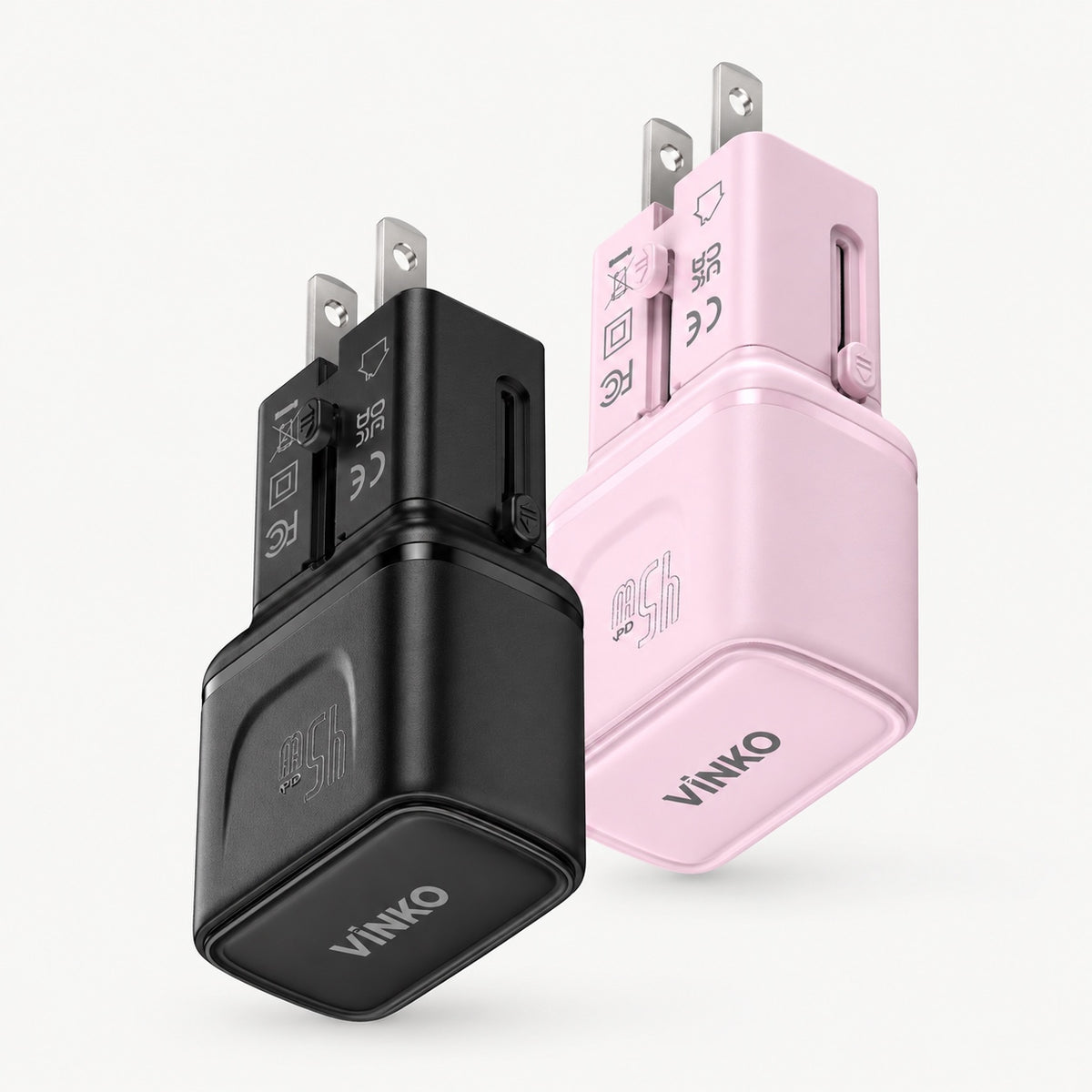 VINKO C1 45W Dual USB-C Travel Charger