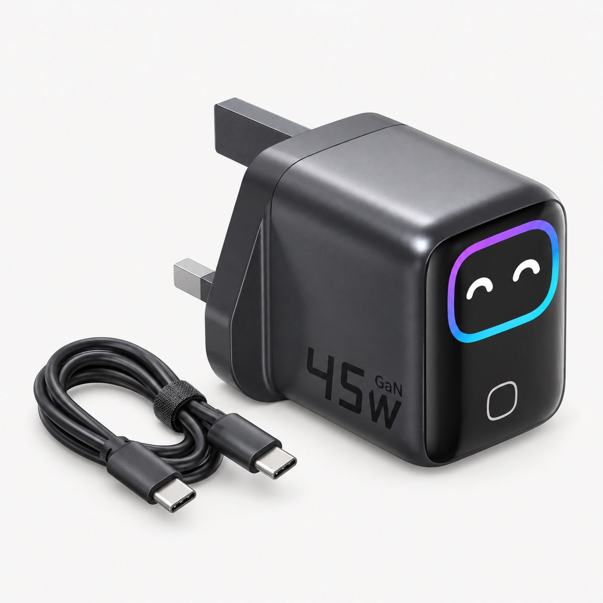 VINKO KN-1D 45W GaN Charger with Smart Display