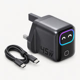 VINKO KN-1D 45W GaN Charger with Smart Display