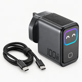 VINKO KN-2D 100W 3-Port GaN Charger with Smart Display