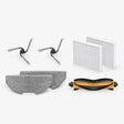 Robot vacuum accessory set with mop pads, side brushes, main brush, and filter
