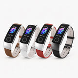 Mijobs Leather Strap for Honor Band 5 and Band 4