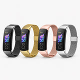 Mijobs Mesh Stainless Steel Strap for Honor Band 5 and Band 4