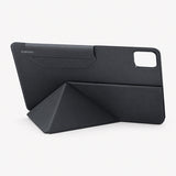Xiaomi tablet cover case, black PU folio with camera cutout