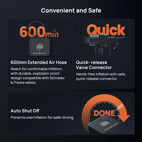 [NEW] 70mai Wireless Air Compressor Tire Air Pump TP07 Product vendor