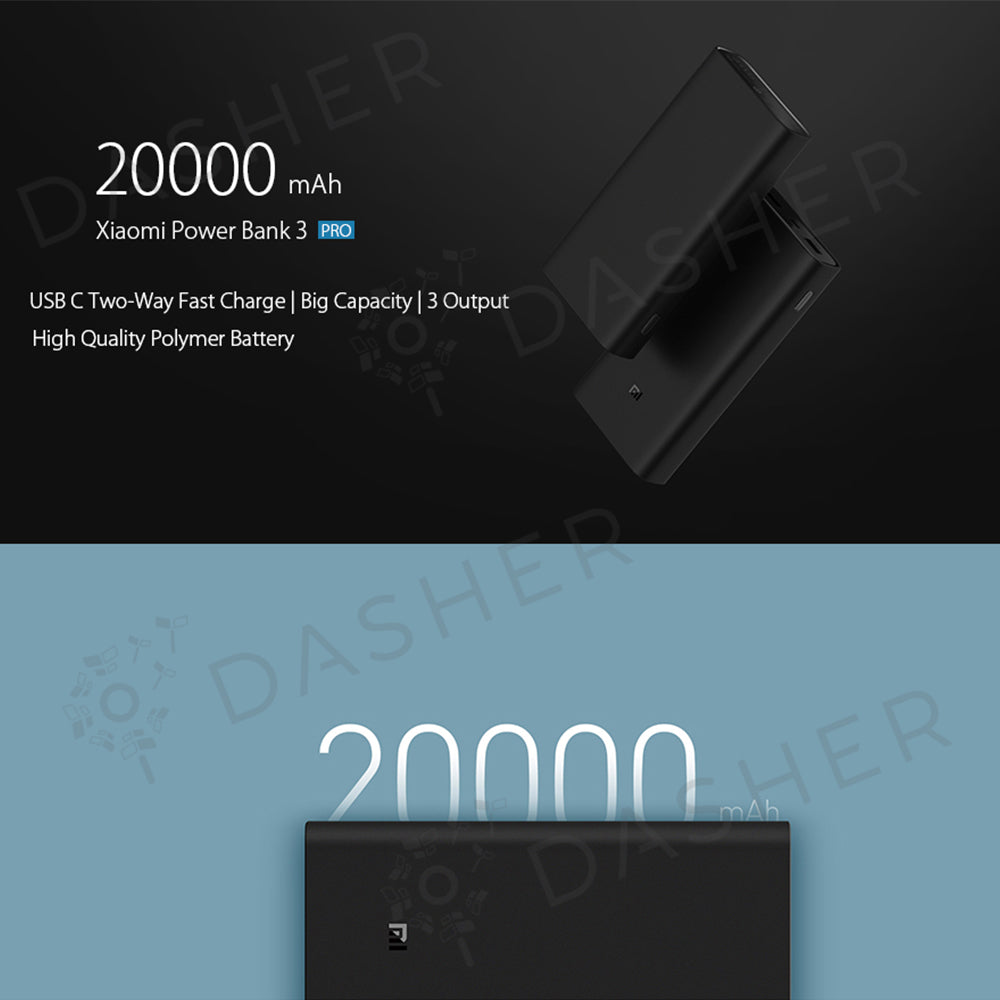 Xiaomi Powerbank 3 Pro 20000mAh