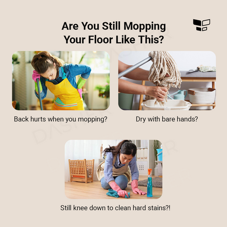 Cordless electric mop for floor cleaning with rotating two-pad base