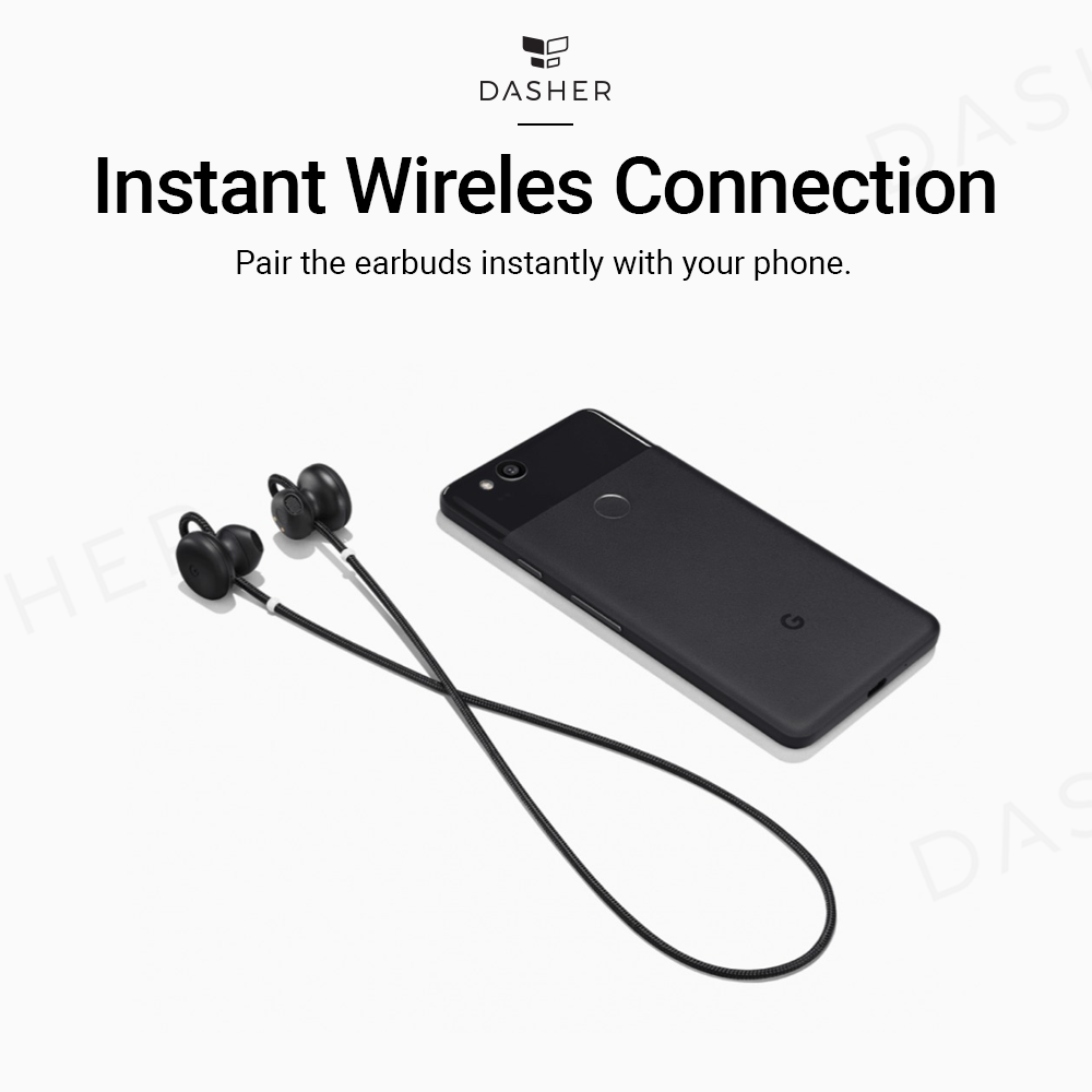 Black wired earbuds next to a smartphone