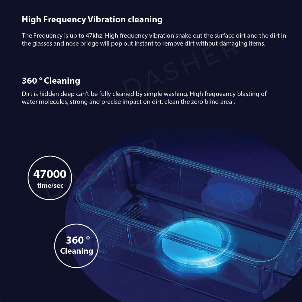 Lofans Ultrasonic Cleaning Machine - Jewelry & Glasses