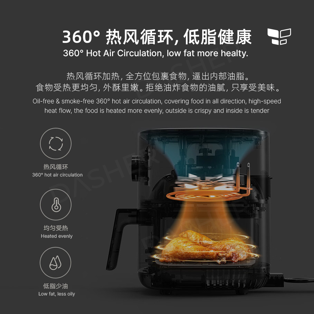 Xiaomi Mi Smart Air Fryer 米家空气炸锅 (CN Version)