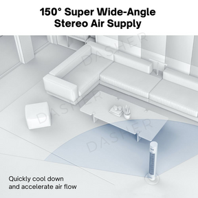 Xiaomi Bladeless Tower Fan - Airflow 541 m³/h