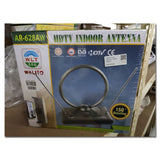 Walito HDTV indoor antenna retail box for DVB-T2, AR-628AW 150° rotating