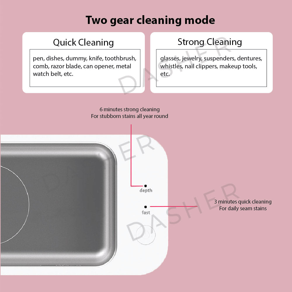 Lofans Ultrasonic Cleaning Machine - Jewelry & Glasses