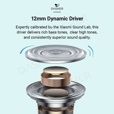 Redmi Buds 3 12mm dynamic driver speaker diagram detail