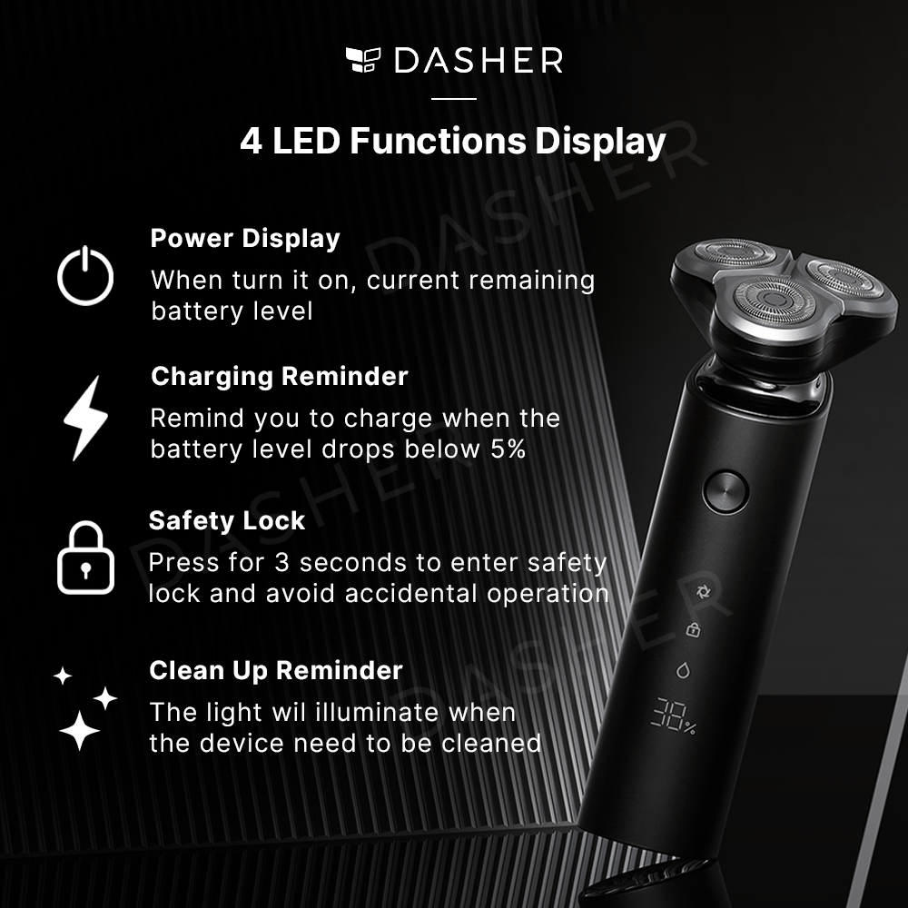 Xiaomi Portable Shaver S500 - LED Display