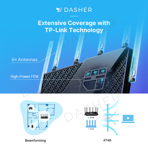 TP-Link Archer AX73 WiFi 6 Wireless AX Router