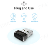 TL-WN725N USB-WLAN-Adapter, Plug-and-Use Design, silberner Stecker