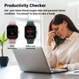 Amazfit GTS 2E smartwatches: Lilac Purple and Moss Green straps