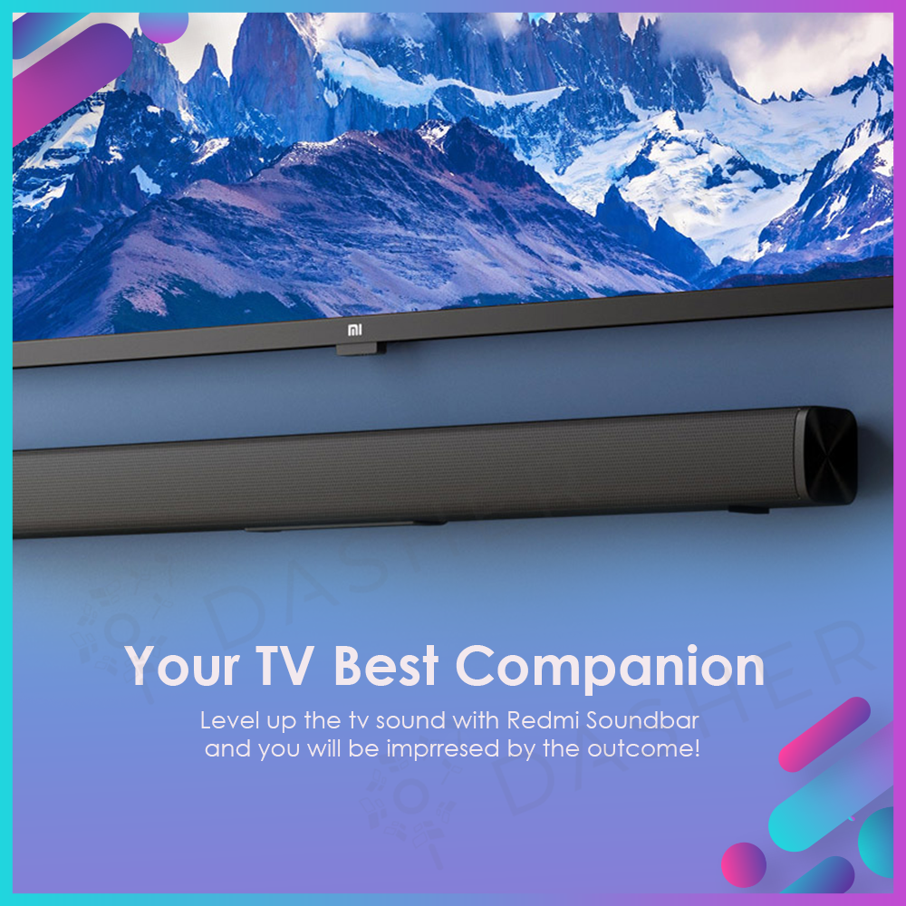 Redmi Soundbar - 30W Bluetooth (Matte Black)