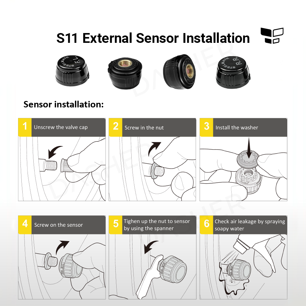 Steelmate Solar Powered TPMS