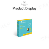 TP-Link TL-WN725N WLAN-Adapter Produktverpackung, blau-gelb