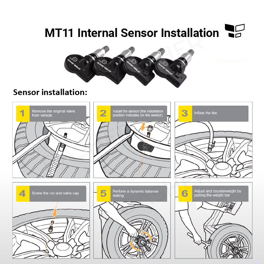 Steelmate Solar Powered TPMS