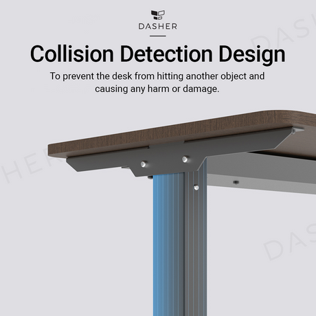 Underside lifting frame with collision detection sensor bar