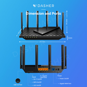 TP-Link Archer AX73 WiFi 6 Wireless AX Router