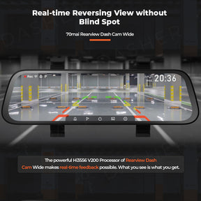 70mai Rearview Dash Cam Wide D07