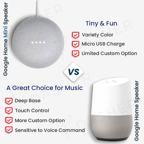 Mini Smart Speaker in light chalk gray fabric mesh top