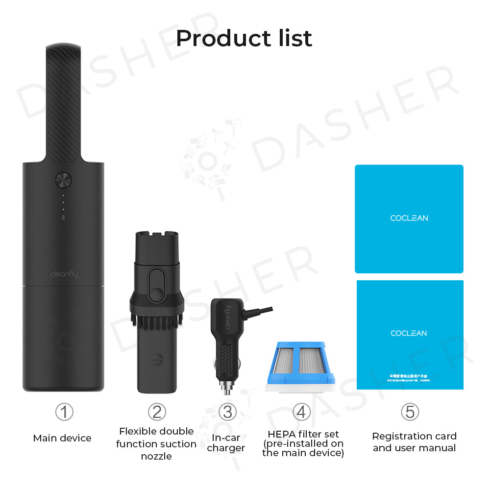 Cleanfly Car Vacuum Cleaner