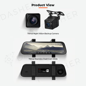 70mai Rearview Dash Cam Wide D07