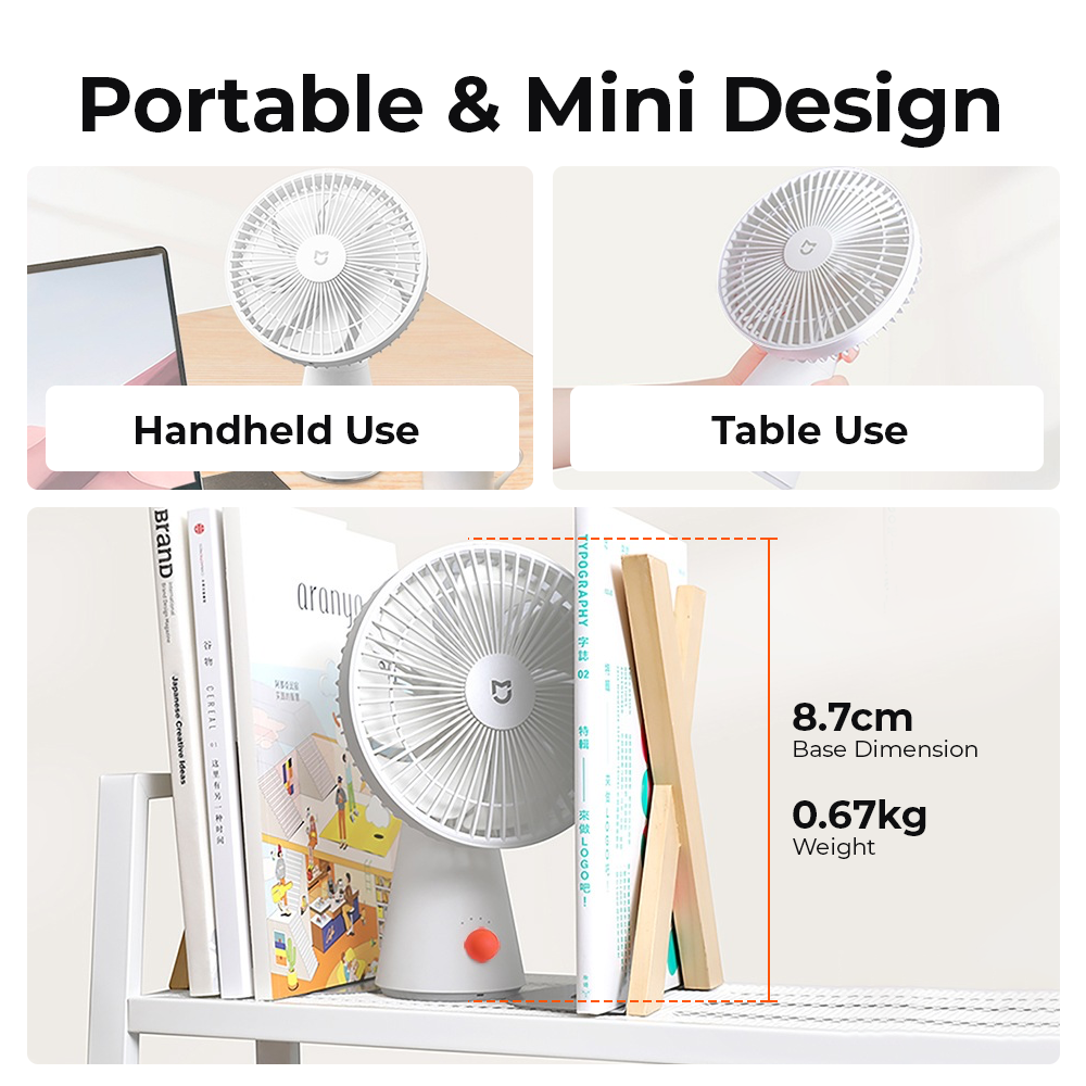 Xiaomi Mijia Portable Mini Desk Fan
