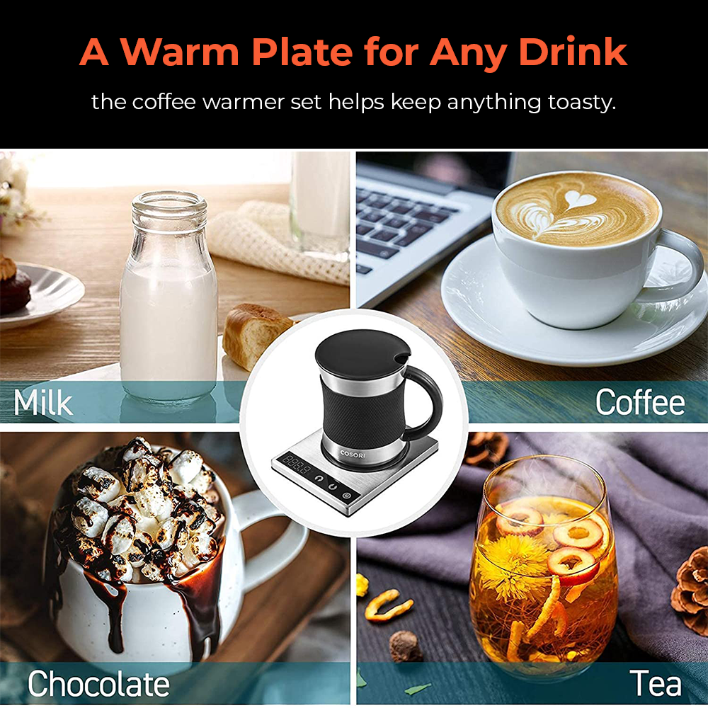 COSORI Coffee Mug Warmer & Mug Set