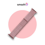 20mm Nylon Strap in Rose Pink with pin-and-loop fastening ends