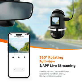 70mai Omni X200 360° Dashcam 4G GPS AI Parking Surveillance HDR Night Vision ADS Voice Control 60 FPS Car Finder