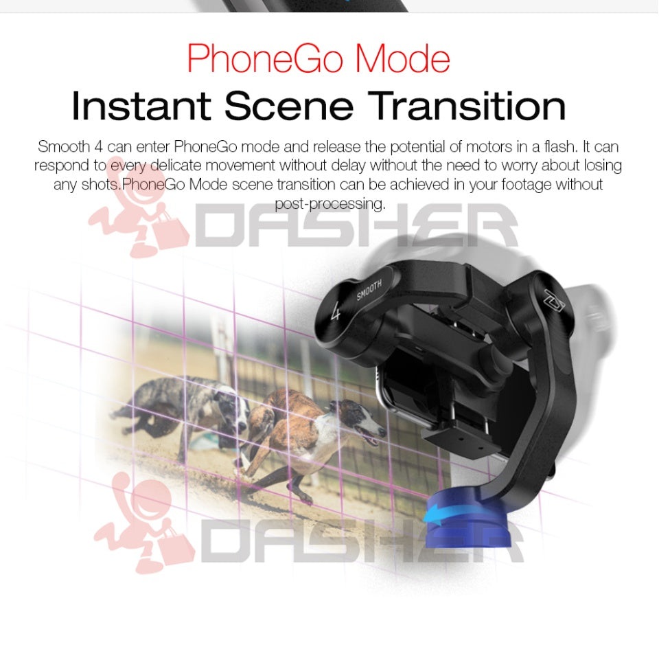 Zhiyun Smooth 4 Gimbal Stabilizer - Vlog Video Maker