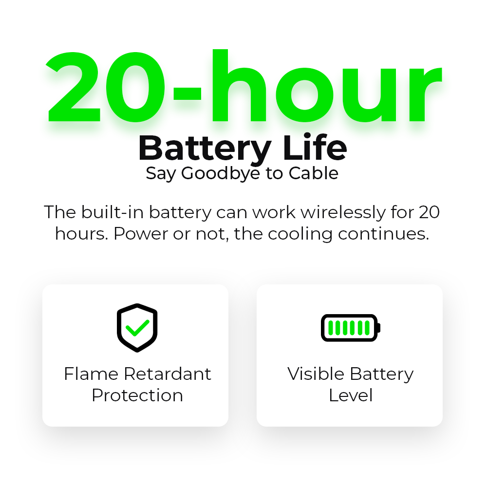 Smartmi Smart Cordless Stand Fan 3 - Ideal for Bring anywhere