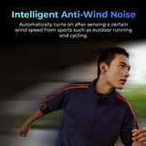 Redmi Buds 4 Pro in-ear earbud with anti-wind noise feature graphic