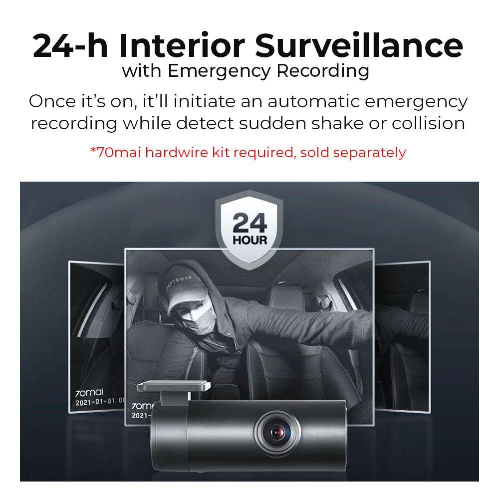 [Add On Module] 70mai Interior Dash Cam FC02