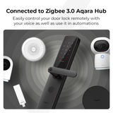 Aqara Smart Door Lock A100 + Zigbee hub with door lock and hub devices