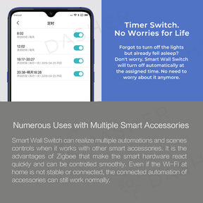 Aqara Wall Switch D1 3 Key- Zigbee (With Neutral)