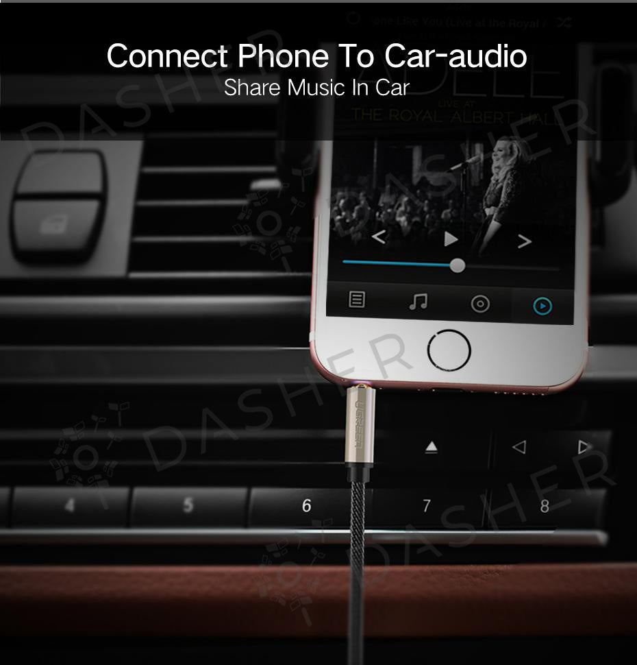 UGreen Aux Cable AV125 - 3.5mm (1M)