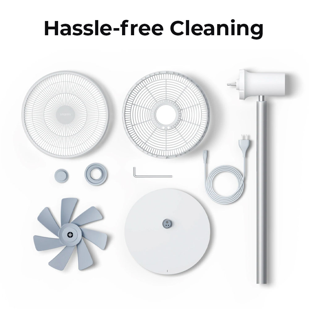 Smartmi Smart Cordless Stand Fan 3 - Ideal for Bring anywhere
